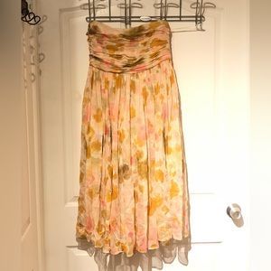 See by Chloe Silk Taffeta Midi Dress